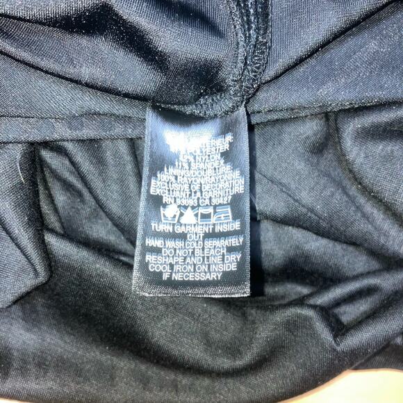 NWT Nic+Zoe Brocade Velvet Black Splitneck Tunic with Tank-size Small - Picture 13 of 14